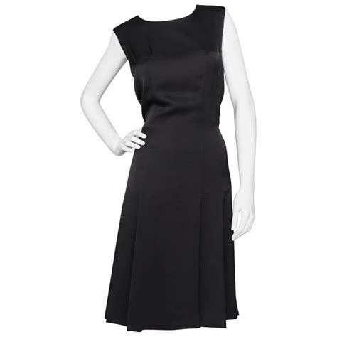 black chanel cocktail dress|classic Chanel dress.